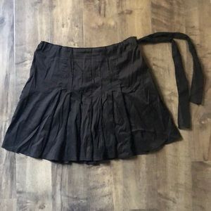 Diane Von Furstenberg Cinched Black Skirt